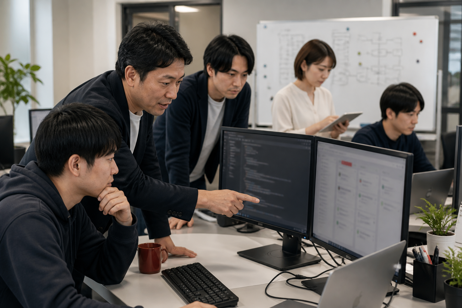 開発チームの様子
