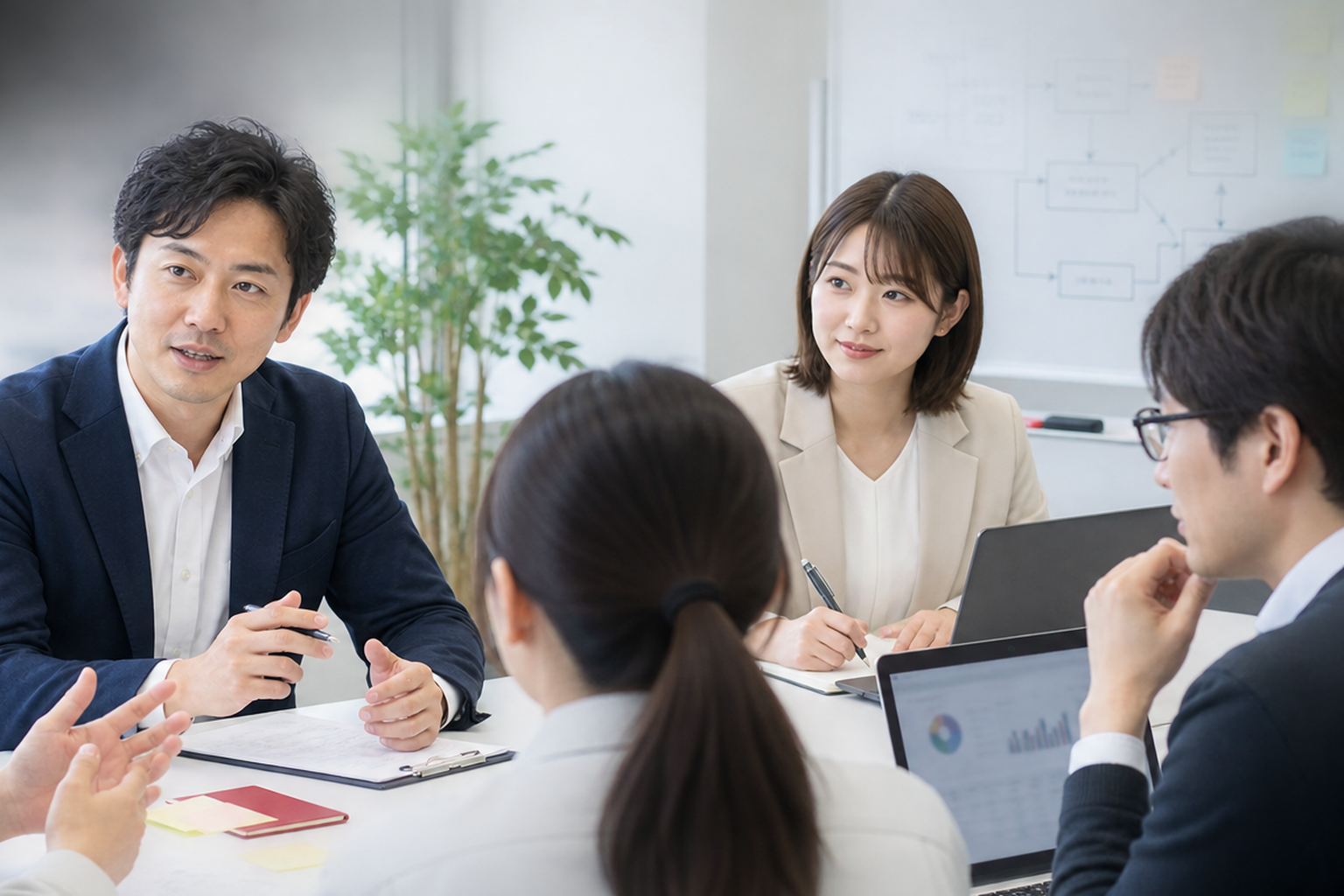 課題ヒアリングの様子