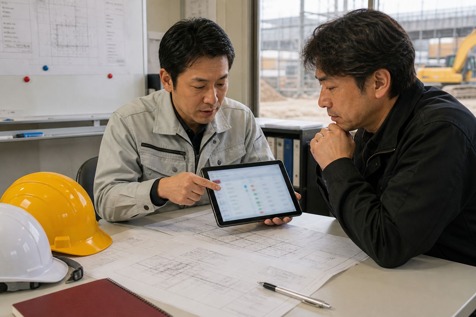 現場向けに再設計した業務システムの画面イメージ
